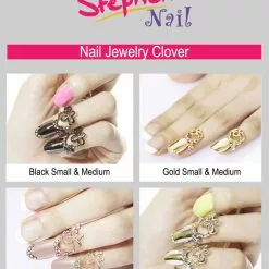 Stephen Nail Jewelry Clover (Small-Pink Gold)