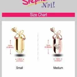 Stephen Nail Jewelry Butterfly (Medium Gold)