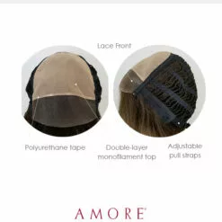 Emy | Lace Front & Monofilament Synthetic Wig By Amore Wigs For Women