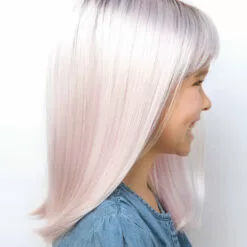 Wigs For Kids Miley | Kids Lace Front & Monofilament Top Synthetic Wig By Amore