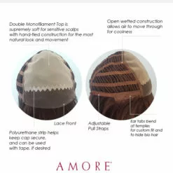 Vada (Exclusive) | Lace Front & Monofilament Synthetic Wig By Amore Wigs For Women 11 Vada (Exclusive) | Lace Front & Monofilament Synthetic Wig By Amore Wigs For Women