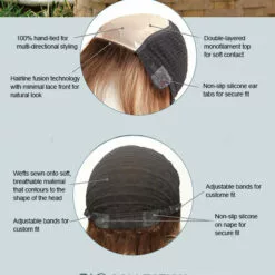 Wigs For Women Codi XO | Lace Front & Monofilament Synthetic Wig By Amore