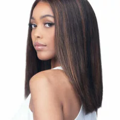 Wigs For Black Women Straight 16 | Lace Front Human Hair Wig By Bobbi Boss