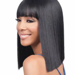 Wigs For Black Women Yara Bang | Lace Front Synthetic Wig By Bobbi Boss