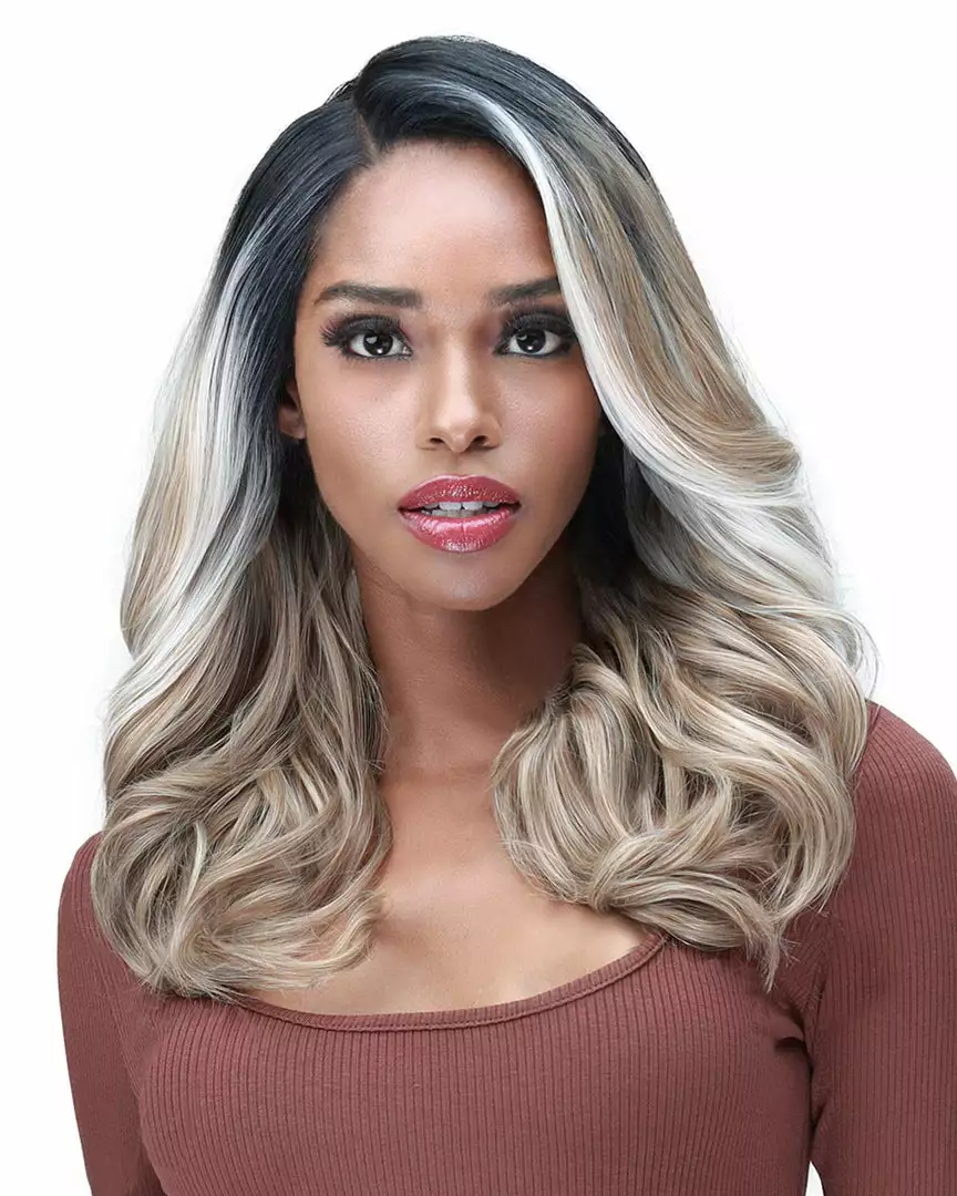 Wigs For Black Women Harena | Lace Front Synthetic Wig By Bobbi Boss 4 Wigs For Black Women Harena | Lace Front Synthetic Wig By Bobbi Boss