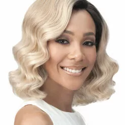 Wigs For Black Women Cait | Lace Front Synthetic Wig By Bobbi Boss