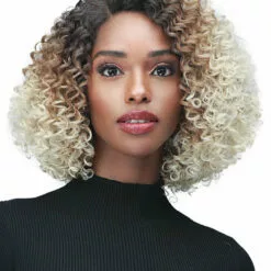 Wigs For Black Women Ninian | Lace Front Synthetic Wig By Bobbi Boss