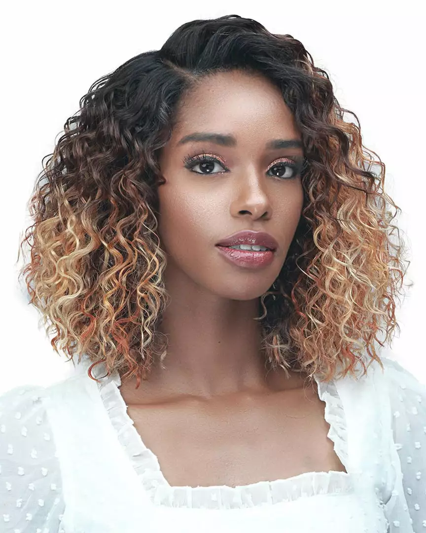 Wigs For Black Women Julianna | Lace Front Synthetic Wig By Bobbi Boss 4 Wigs For Black Women Julianna | Lace Front Synthetic Wig By Bobbi Boss