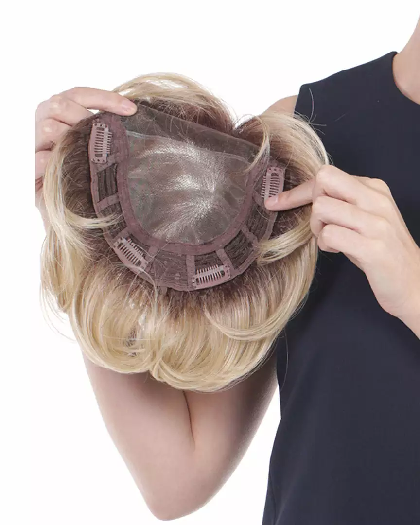 Clearance Items Lace Front Mono Topper Volume 6 | Synthetic Wiglet By Belle Tress 4 Clearance Items Lace Front Mono Topper Volume 6 | Synthetic Wiglet By Belle Tress