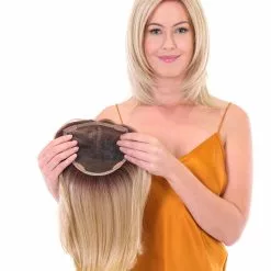 14~16 Inch Premium 100% Handmade Topper 14 Straight | Toppers By Belle Tress