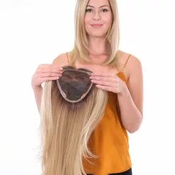 Premium 100% Handmade Topper 18 Straight | Toppers By Belle Tress 18~26 Inch