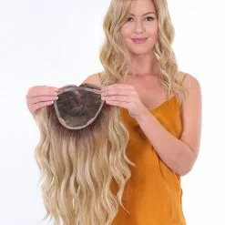 18~26 Inch Premium 100% Handmade Topper 18 Wave | Toppers By Belle Tress 13 18~26 Inch Premium 100% Handmade Topper 18 Wave | Toppers By Belle Tress