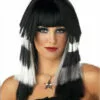 California Costume Wigs Club Chaos Black/White Costume Wig By California Costumes