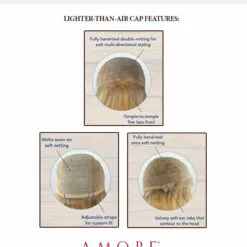 Evanna Mono | Lace Front & Monofilament Synthetic Wig By Amore Wigs For Women