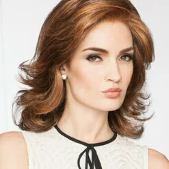 Wigs For Women Socialite | Lace Front & Monofilament Part Synthetic Wig By Gabor