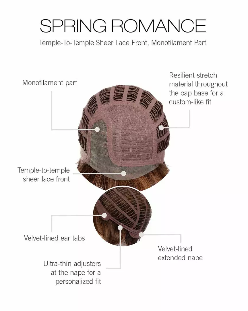 Spring Romance | Lace Front & Monofilament Part Synthetic Wig By Gabor 8 Spring Romance | Lace Front & Monofilament Part Synthetic Wig By Gabor