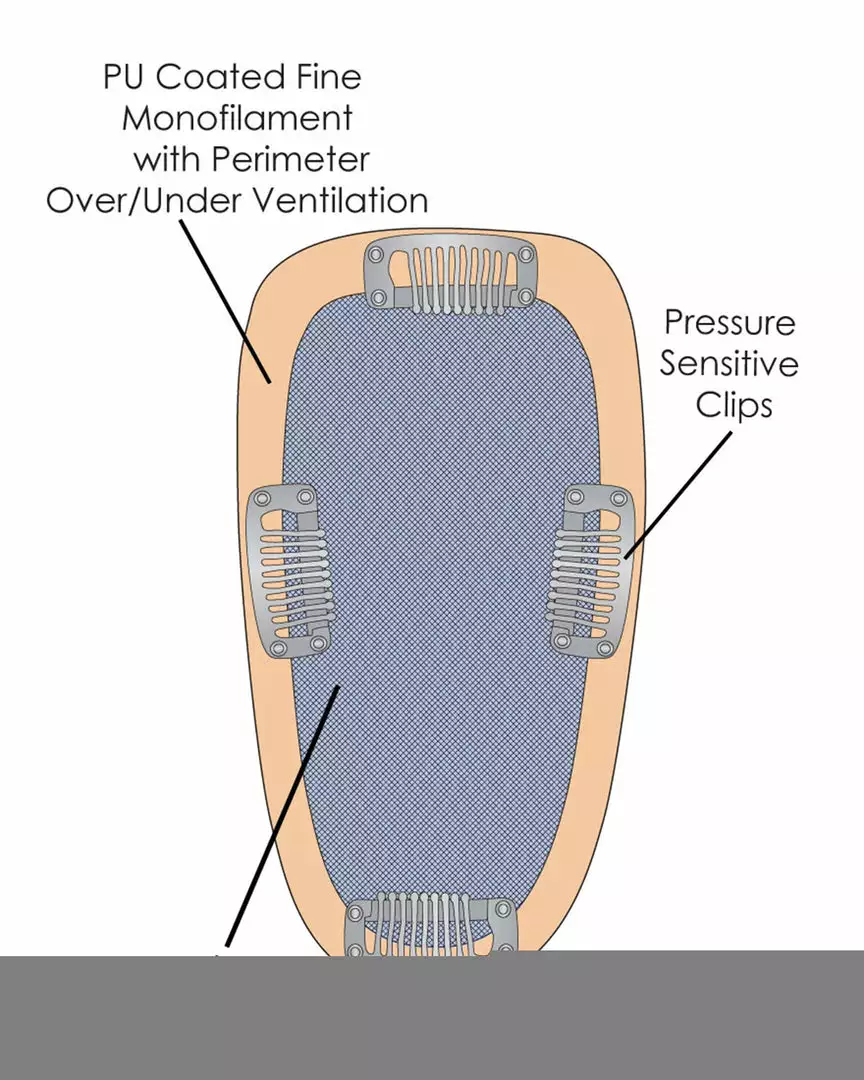 8~12 Inch Easipart HD 12 Inch (Exclusive) | Monofilament Clip-in Crown Volumizer Toppers By Jon Renau 10 8~12 Inch Easipart HD 12 Inch (Exclusive) | Monofilament Clip-in Crown Volumizer Toppers By Jon Renau