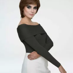 Wigs For Women Coti (Exclusive) | Monofilament Top Human Hair Blend Wig By Envy