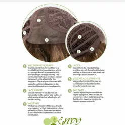 Jordan | Lace Front & Monofilament Part Human Hair Blend Wig By Envy Wigs For Women 13 Jordan | Lace Front & Monofilament Part Human Hair Blend Wig By Envy Wigs For Women