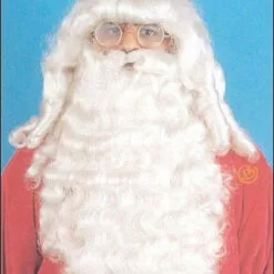 Franco Costume Wigs Santa Wig & Beard Set Costume Wig By Franco