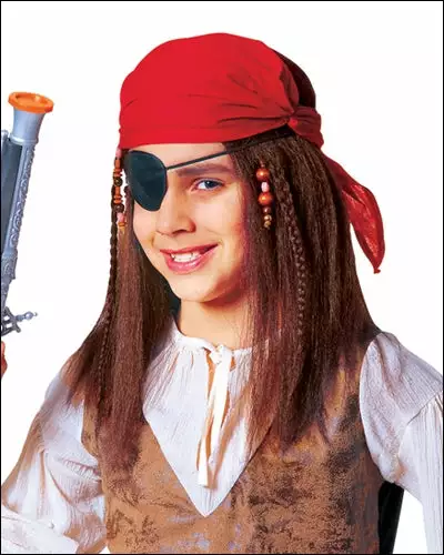 Franco Costume Wigs Buccaneer Child Size Costume Wig By Franco 4 Franco Costume Wigs Buccaneer Child Size Costume Wig By Franco