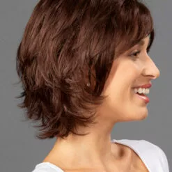 Wavy Mid Layered Shag | Lace Front & Monofilament Synthetic Wig By TressAllure