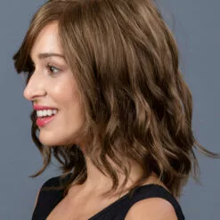 Mid Length Beach Waves | Lace Front & Monofilament Synthetic Wig By TressAllure