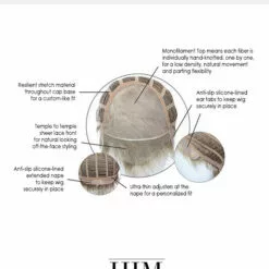 Grit | Average/Large Men's Lace Front & Monofilament Synthetic Wig By HIM