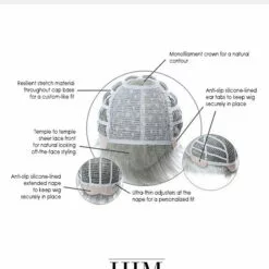 Wigs For Men Edge | Average/Large Men's Lace Front & Monofilament Synthetic Wig By HIM