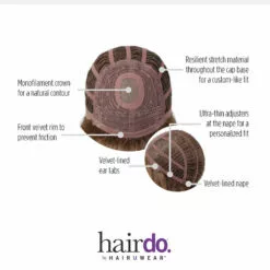 Wigs For Kids Pretty In Fabulous-Ultra Petite | Kids Monofilament Crown Synthetic Wig By Hairdo