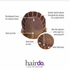 Tousled With Love-Ultra Petite | Kids Lace Front & Monofilament Part Synthetic Wig By Hairdo