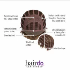 Super Mane-Ultra Petite | Kids Lace Front & Monofilament Part Synthetic Wig By Hairdo