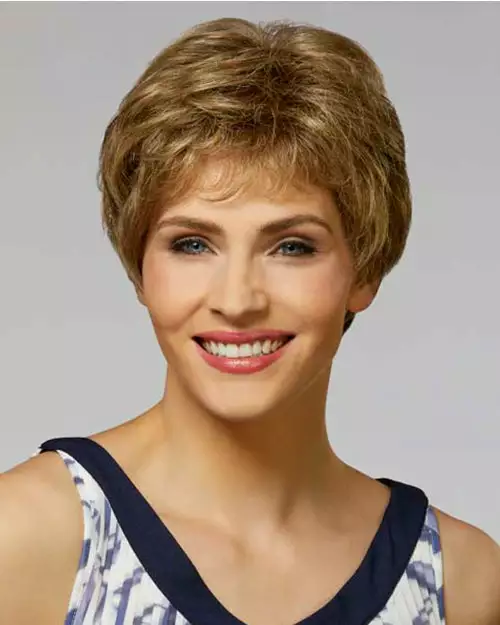 Wigs For Women Monica Petite | Lace Front & Monofilament Synthetic Wig By Henry Margu 3 Wigs For Women Monica Petite | Lace Front & Monofilament Synthetic Wig By Henry Margu