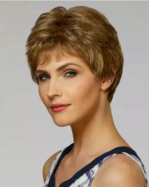 Wigs For Women Monica Petite | Lace Front & Monofilament Synthetic Wig By Henry Margu 4 Wigs For Women Monica Petite | Lace Front & Monofilament Synthetic Wig By Henry Margu