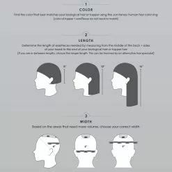 Hair Extensions EasiPieces 12 Inch Length X 4 Inch Width (1pc) | Remy Human Hair Piece By Jon Renau