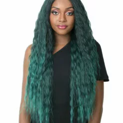 Wigs For Black Women Swiss Lace Cascade | Lace Front & Lace Part Synthetic Wig By It's A Wig