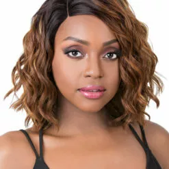 Swiss Lace Disco | Lace Front & Lace Part Synthetic Wig By It's A Wig Wigs For Black Women