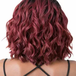 Swiss Lace Disco | Lace Front & Lace Part Synthetic Wig By It's A Wig Wigs For Black Women