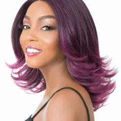 Wigs For Black Women Swiss Lace Serafina | Lace Front & Lace Part Synthetic Wig By It's A Wig