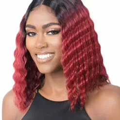 HD Lace Crimped Hair-2 | Lace Front & Lace Part Synthetic Wig By It's A Wig