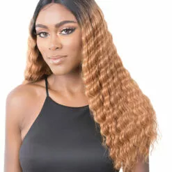 HD Lace Crimped Hair-3 | Lace Front & Lace Part Synthetic Wig By It's A Wig