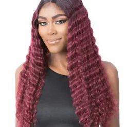 HD Lace Crimped Hair-3 | Lace Front & Lace Part Synthetic Wig By It's A Wig