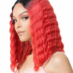 Wigs For Black Women HD Lace Crimped Hair-1 | Lace Front & Lace Part Synthetic Wig By It's A Wig 7 Wigs For Black Women HD Lace Crimped Hair-1 | Lace Front & Lace Part Synthetic Wig By It's A Wig