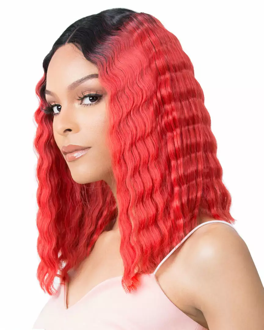 Wigs For Black Women HD Lace Crimped Hair-1 | Lace Front & Lace Part Synthetic Wig By It's A Wig 5 Wigs For Black Women HD Lace Crimped Hair-1 | Lace Front & Lace Part Synthetic Wig By It's A Wig