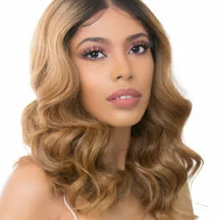 Wigs For Black Women HD T Lace Lussi | Lace Front & Lace Part Synthetic Wig By It's A Wig