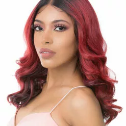 Wigs For Black Women HD T Lace Lussi | Lace Front & Lace Part Synthetic Wig By It's A Wig