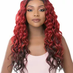 HD T Lace Saint | Lace Front & Lace Part Synthetic Wig By It's A Wig