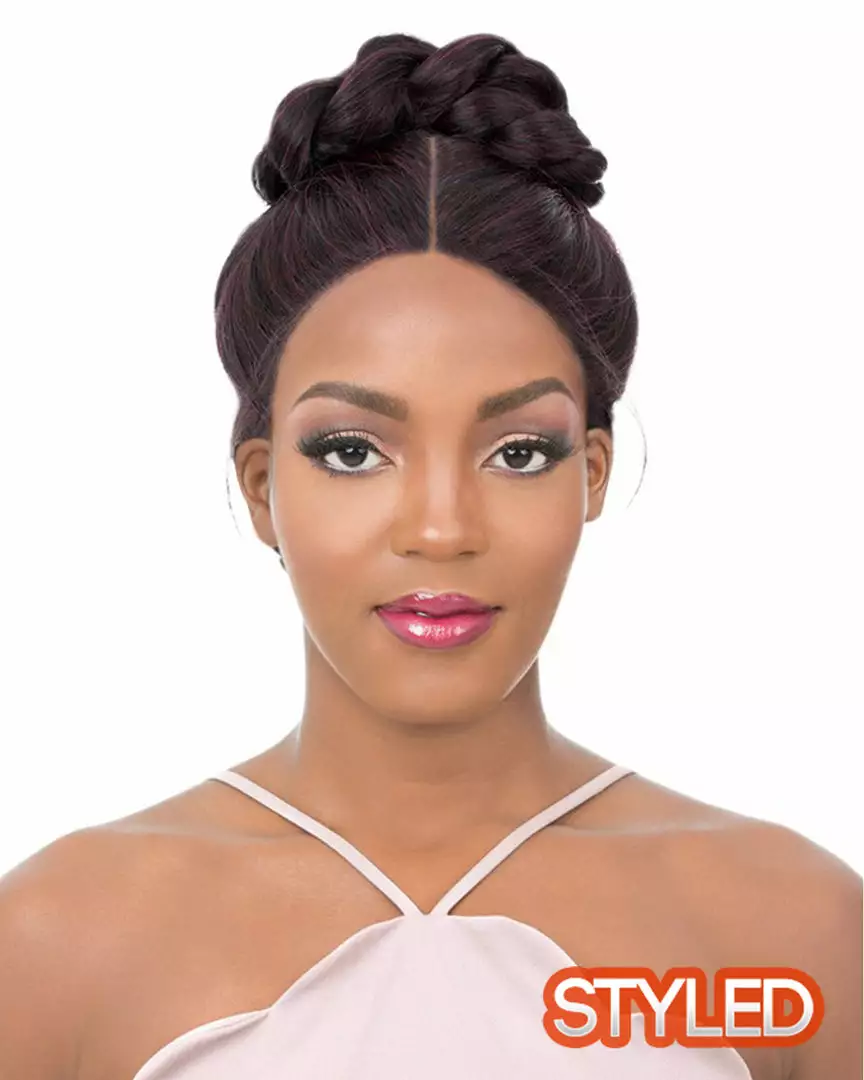 Vixen X Yaki Straight | Lace Front Human Hair Blend Wig By It's A Wig 11 Vixen X Yaki Straight | Lace Front Human Hair Blend Wig By It's A Wig