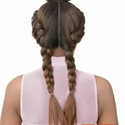 Wigs For Black Women Vixen Y Yaki Straight | Lace Front Human Hair Blend Wig By It's A Wig