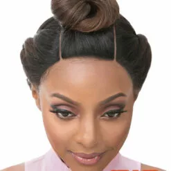 Wigs For Black Women Vixen Y Yaki Straight | Lace Front Human Hair Blend Wig By It's A Wig